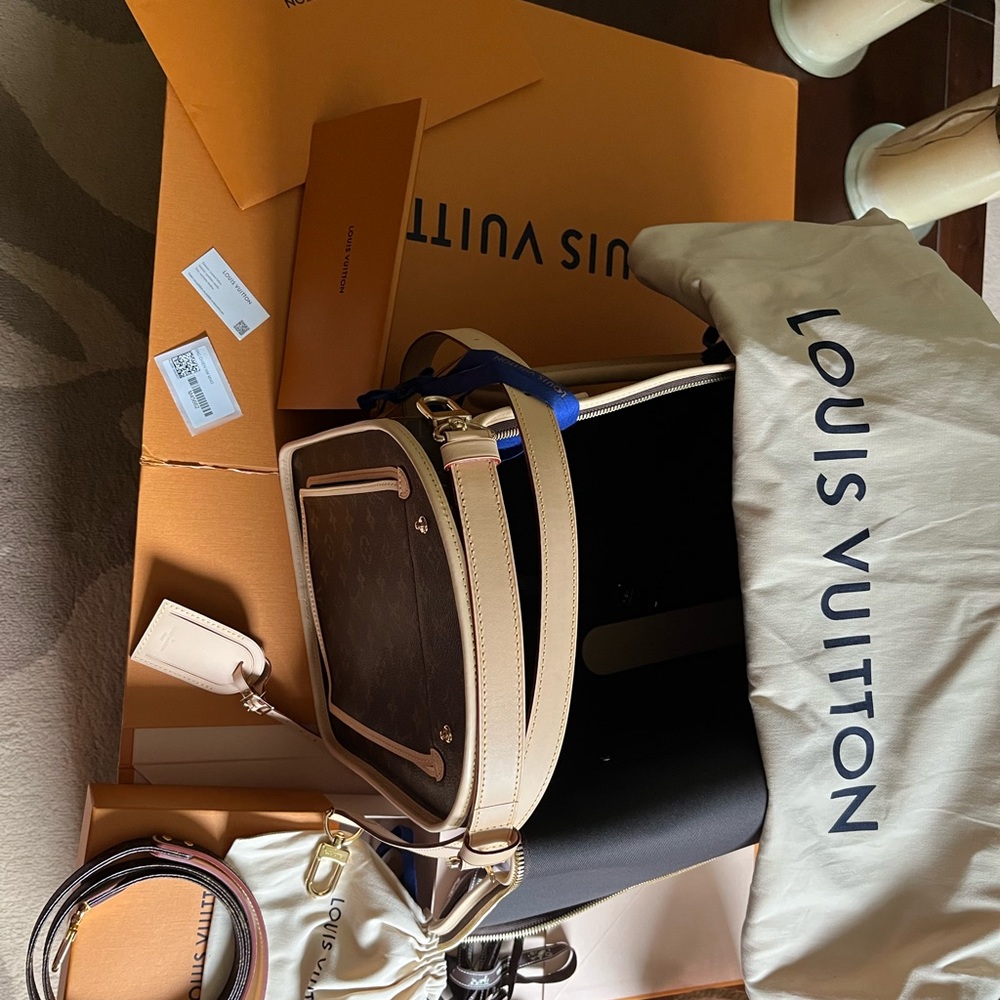 Louis Vuitton pet carrier